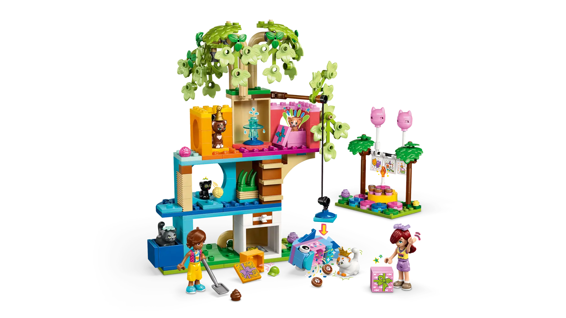LEGO® | Friends: Cat Birthday Party & Tree House (42666)