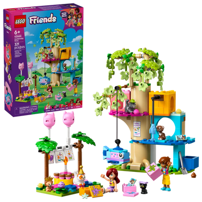 LEGO® | Friends: Cat Birthday Party & Tree House (42666)
