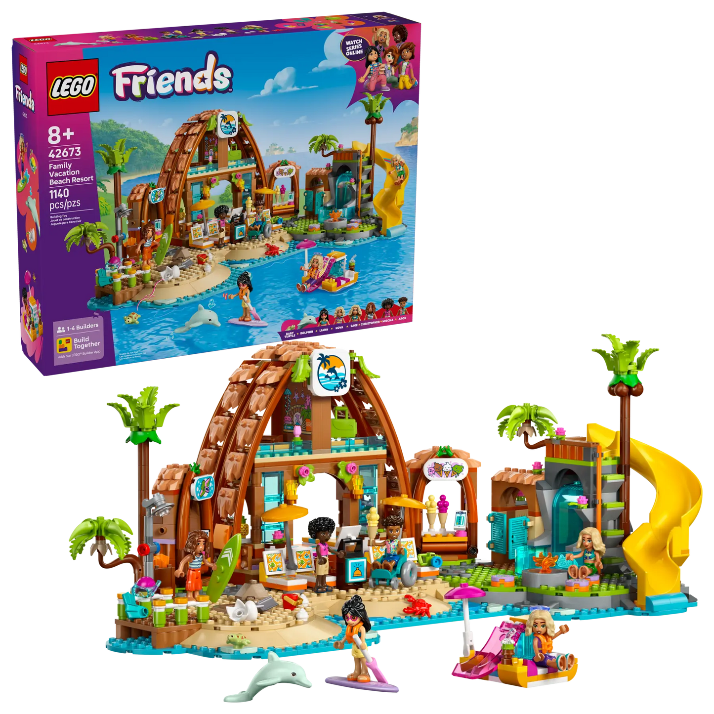 LEGO® | Friends: Family Vacation Beach Resort (42673)