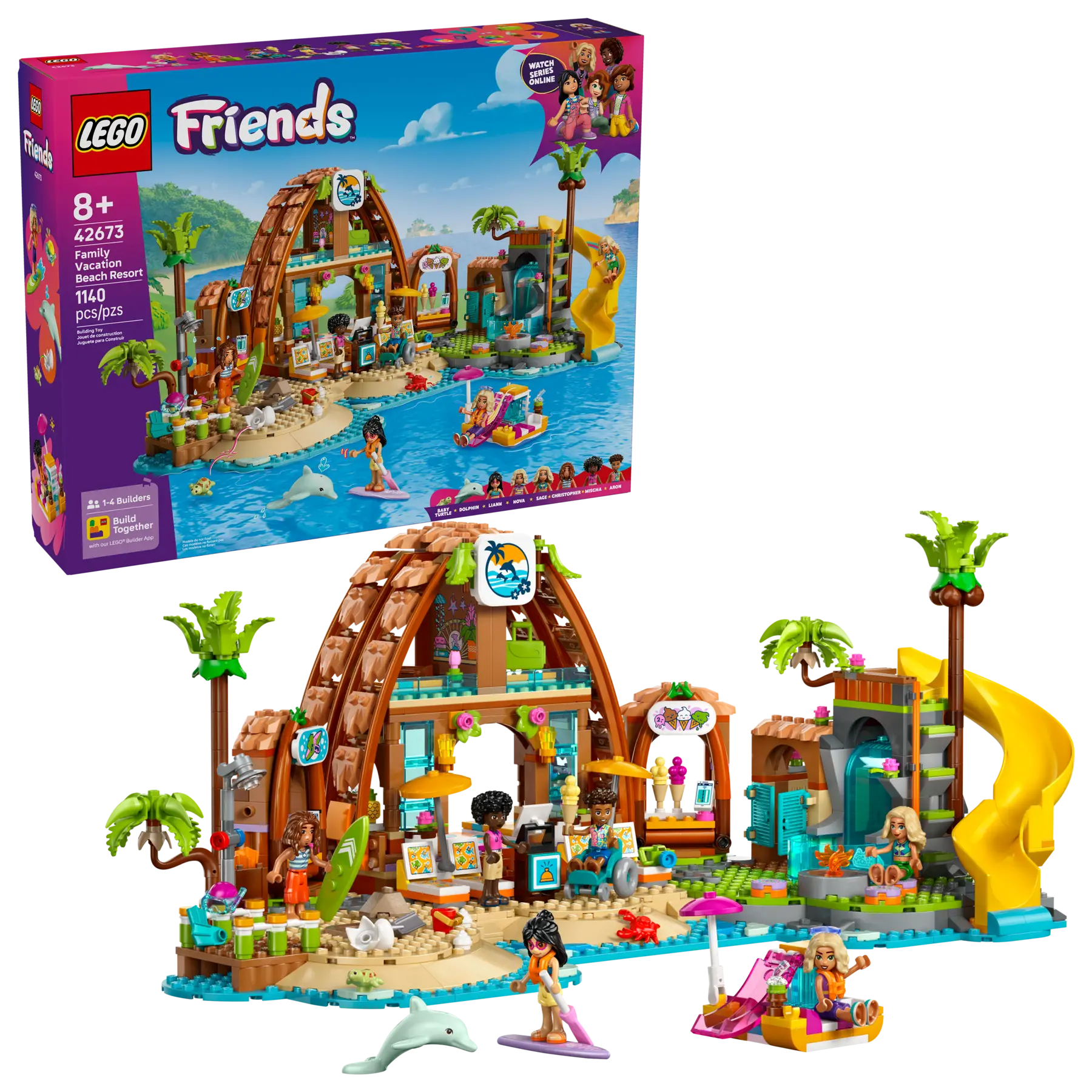 LEGO® | Friends: Family Vacation Beach Resort (42673)