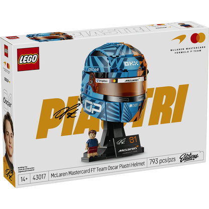 LEGO Editions McLaren Oscar Piastri Helmet 43017 box front