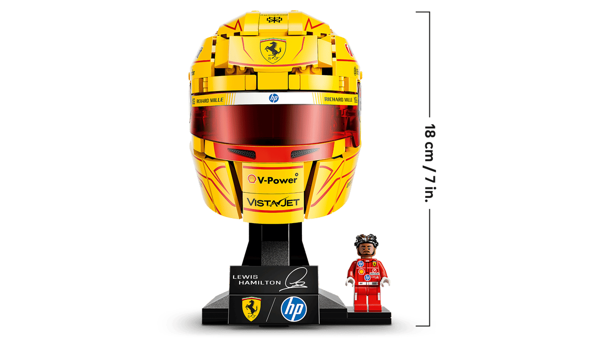 LEGO® | Editions: Scuderia Ferrari HP Lewis Hamilton Helmet (43022)