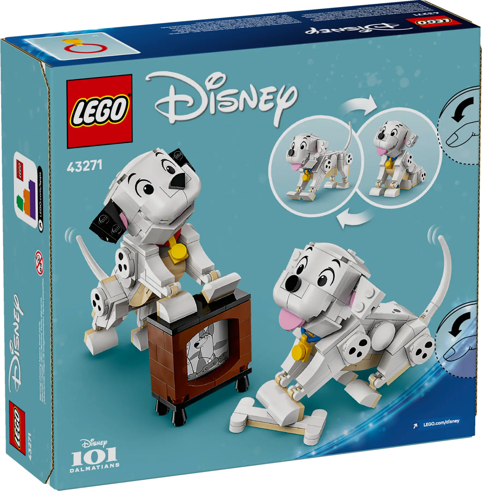 LEGO® | Disney: Lucky & Penny 101 Dalmatians Puppies (43271)