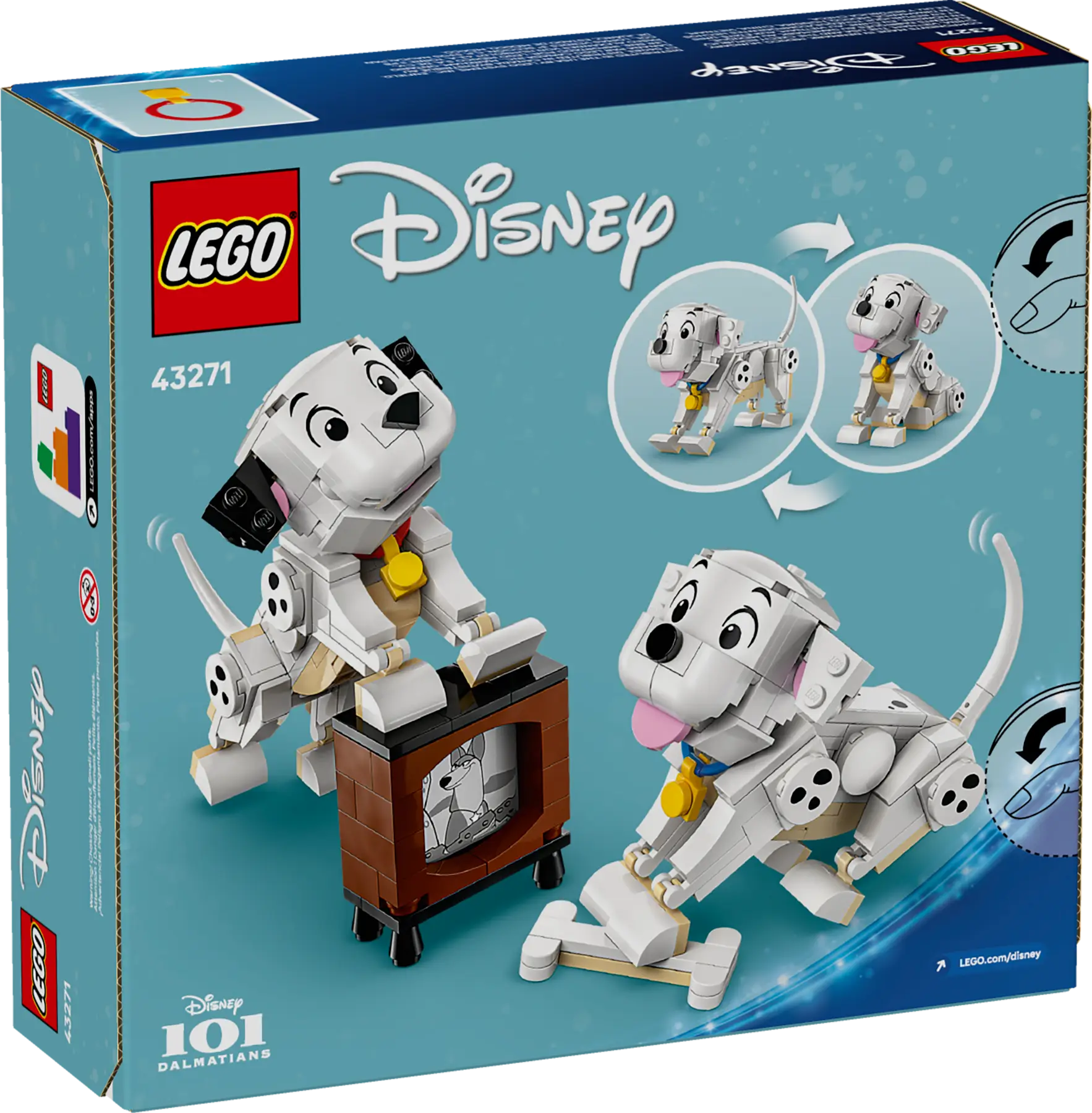 LEGO® | Disney: Lucky & Penny 101 Dalmatians Puppies (43271)