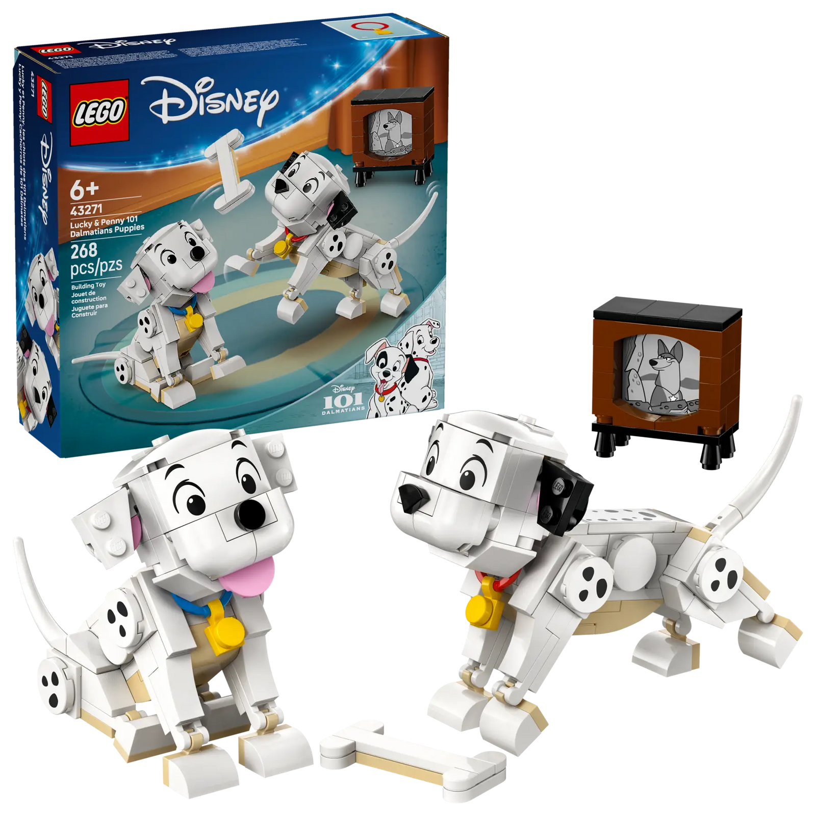 LEGO® | Disney: Lucky & Penny 101 Dalmatians Puppies (43271)