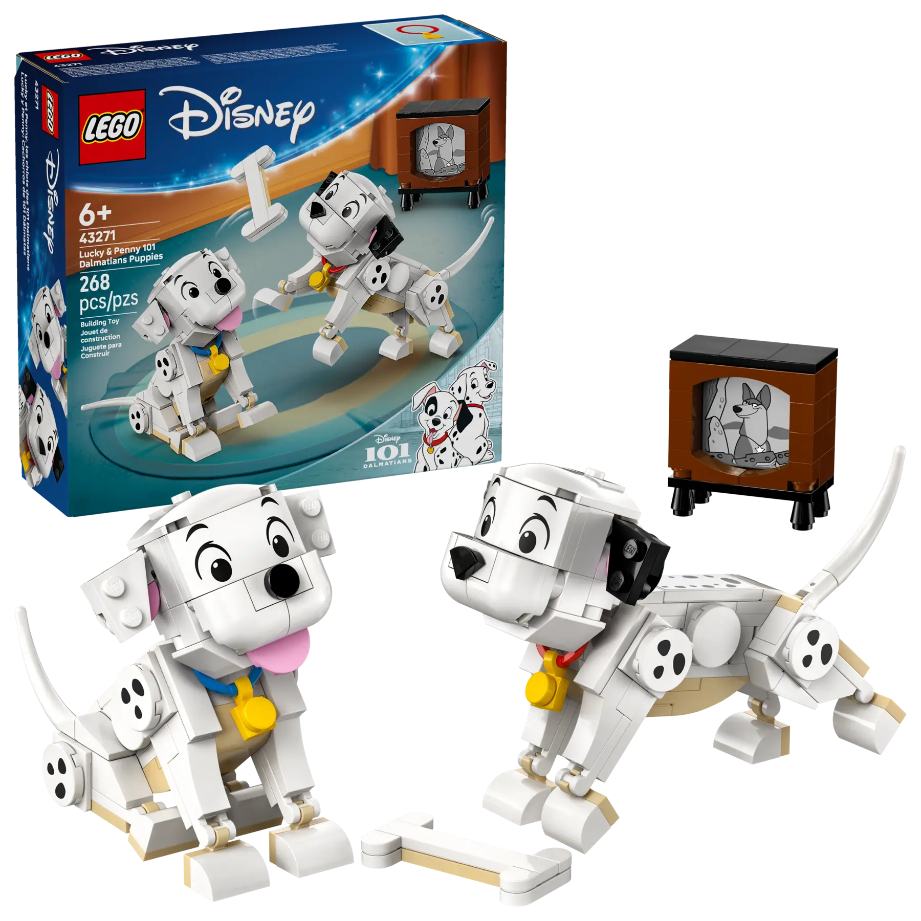LEGO® | Disney: Lucky & Penny 101 Dalmatians Puppies (43271)