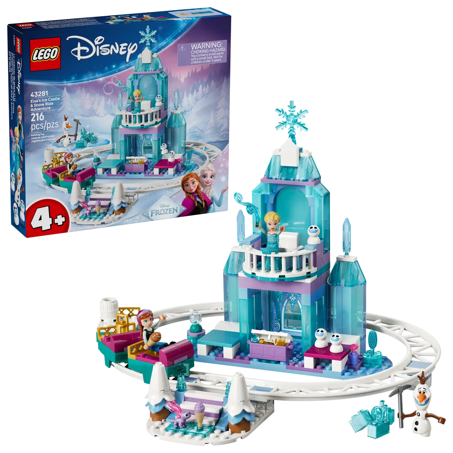 LEGO® | Disney: Elsa's Ice Castle & Snow Ride Adventure (43281)