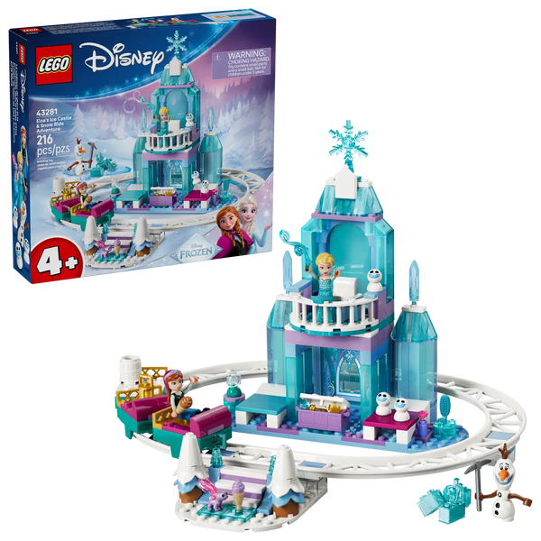 LEGO® | Disney: Elsa's Ice Castle & Snow Ride Adventure (43281)