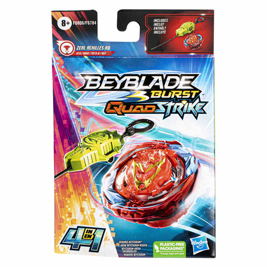Beyblade Burst Quadstrike - Starter Pack Zeal Achilles