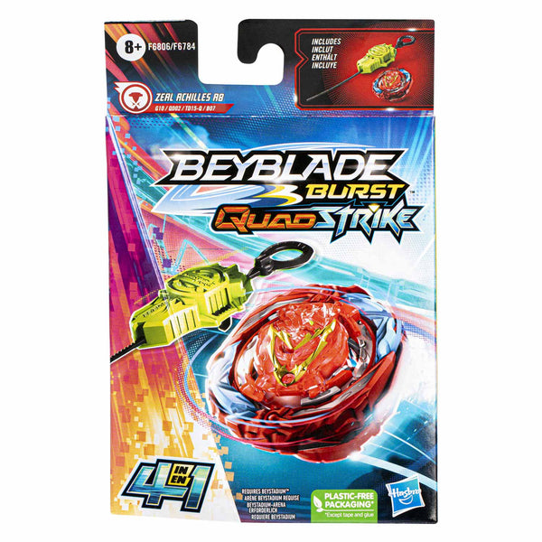 Beyblade Burst Quadstrike - Starter Pack Zeal Achilles