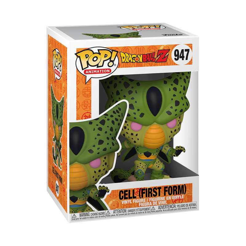 Funko POP Dragon Ball Z Cell First Form boxed figure