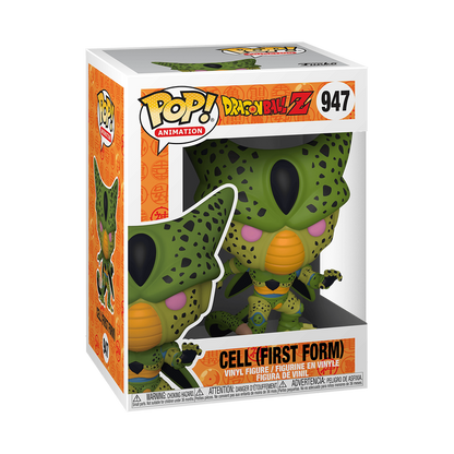 Funko POP Dragon Ball Z Cell First Form boxed figure