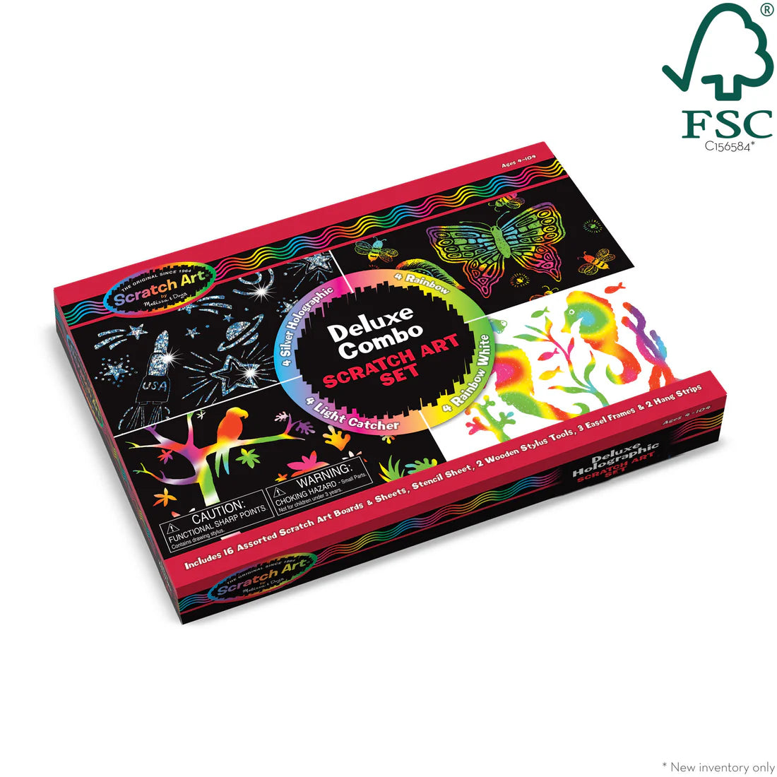 Melissa & Doug: Deluxe Combo Scratch Art Set