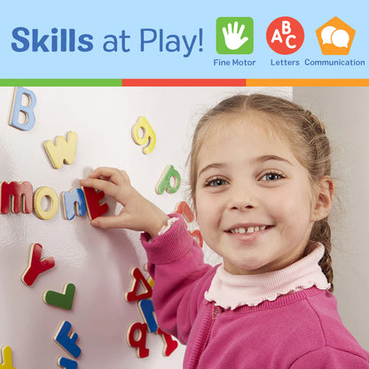 Melissa & Doug: Wooden Letter Alphabet Magnets