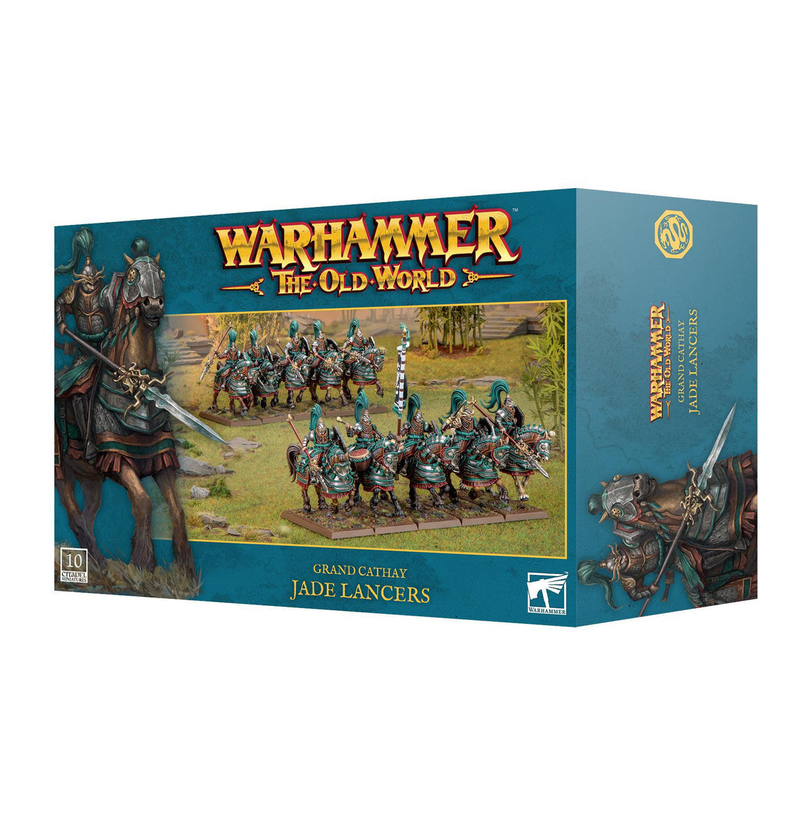 Warhammer The Old World Grand Cathay Jade Lancers box art