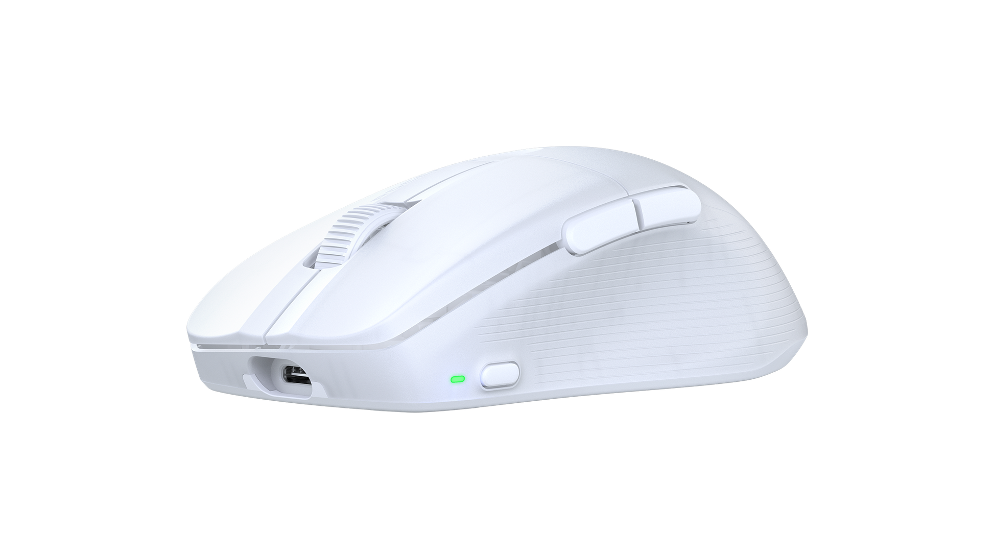 ROCCAT Pure Air Arctic White gaming mouse underside view