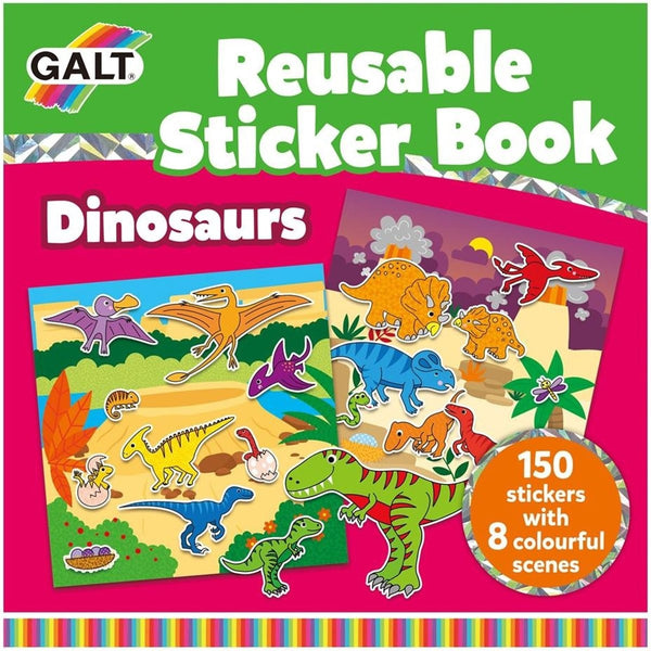 REUSABLE STICKER BOOK - DINOSAURS