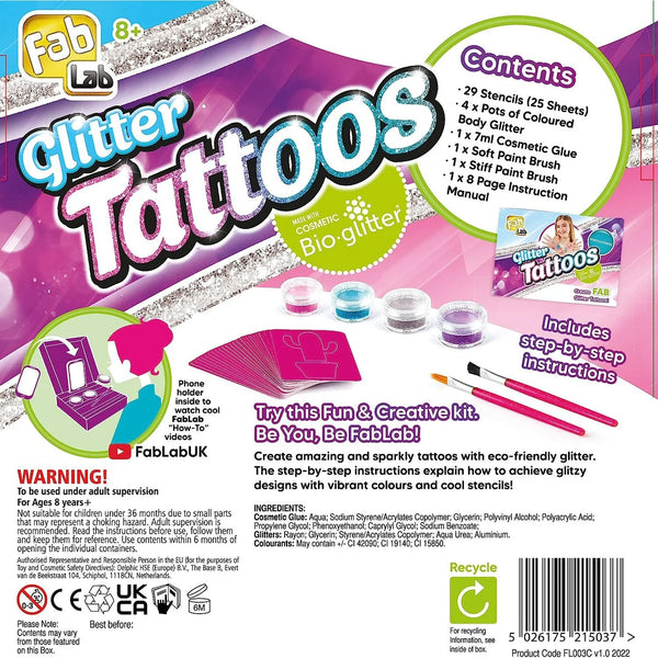FabLab: Glitter Tattoos
