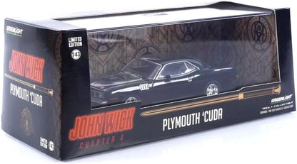 Greenlight Collectibles | John Wick 4: 1971 Plymouth Cuda 1:43