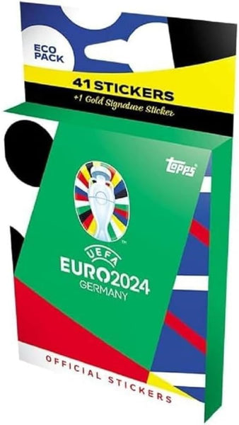Topps Official Sticker Collection - UEFA Euro 2024 Eco Pack