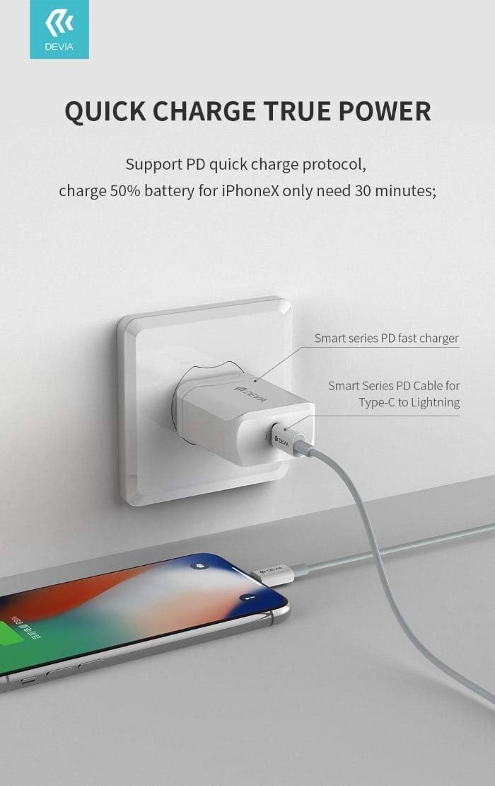 Devia Lightning to USB-C Cable 1M