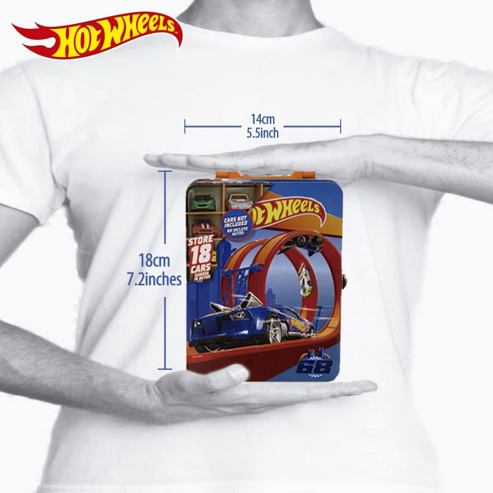 Hot Wheels: Tin Car Storage Case - Red