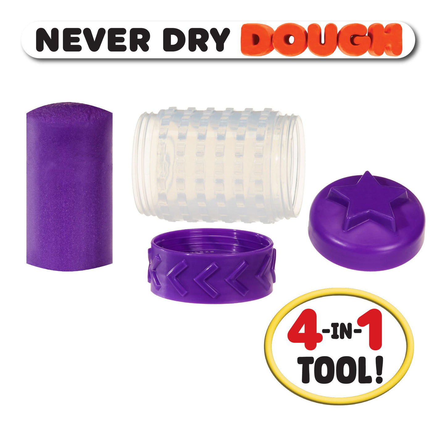 Wonder Factory Never Dry Dough Singles Assortment