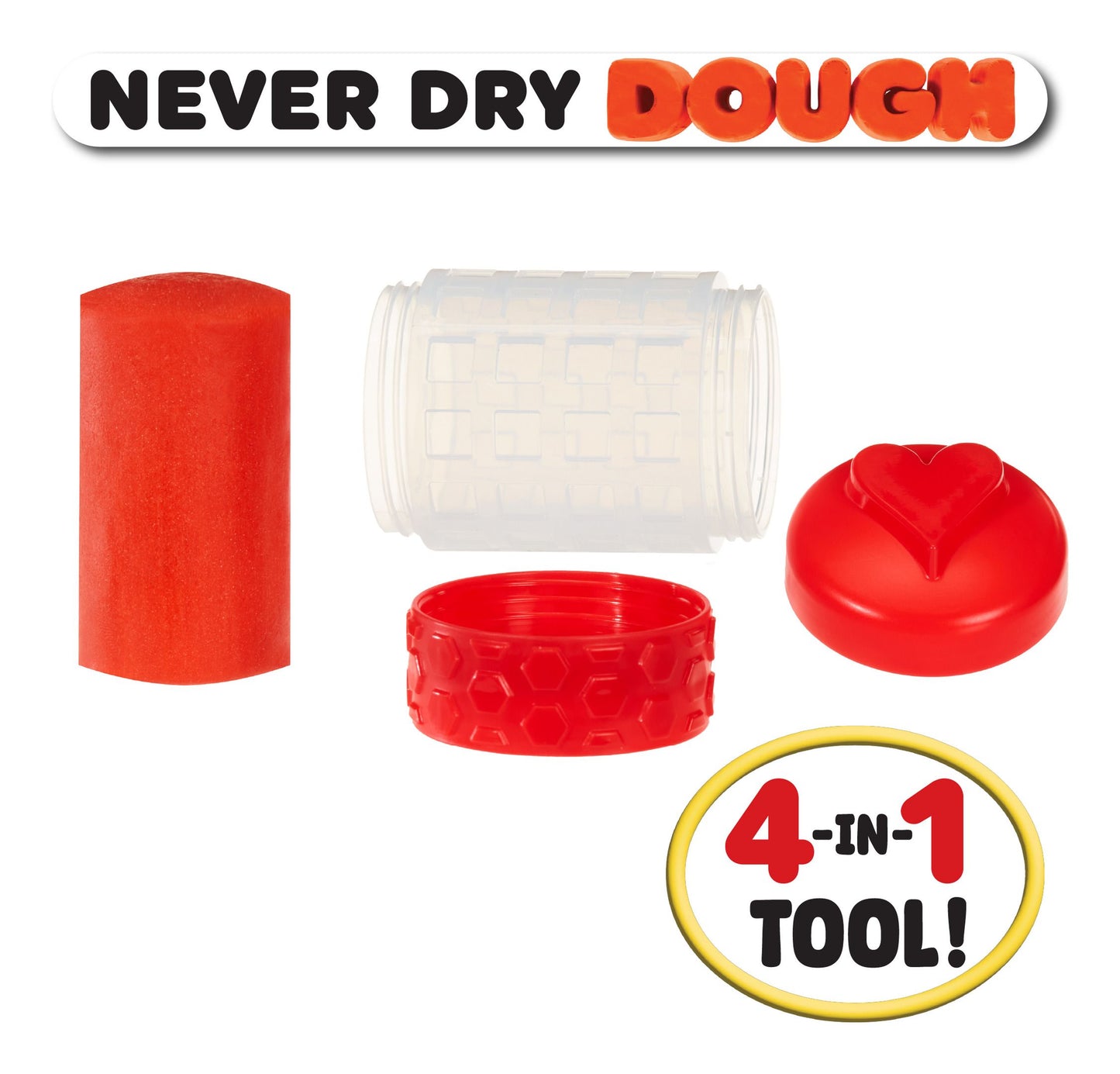 Wonder Factory Never Dry Dough Singles Assortment