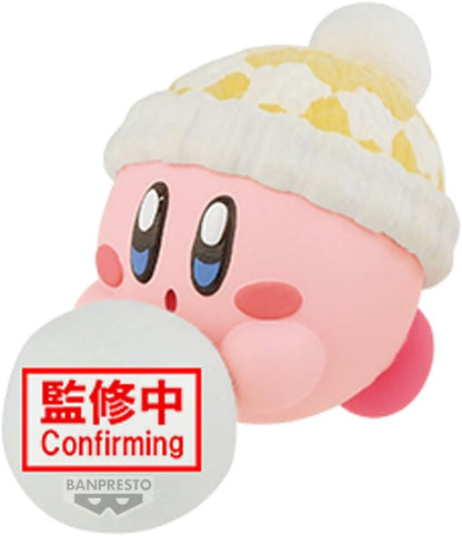 Banpresto Kirby Fluffy Puffy Mine Play in the Snow figure front view