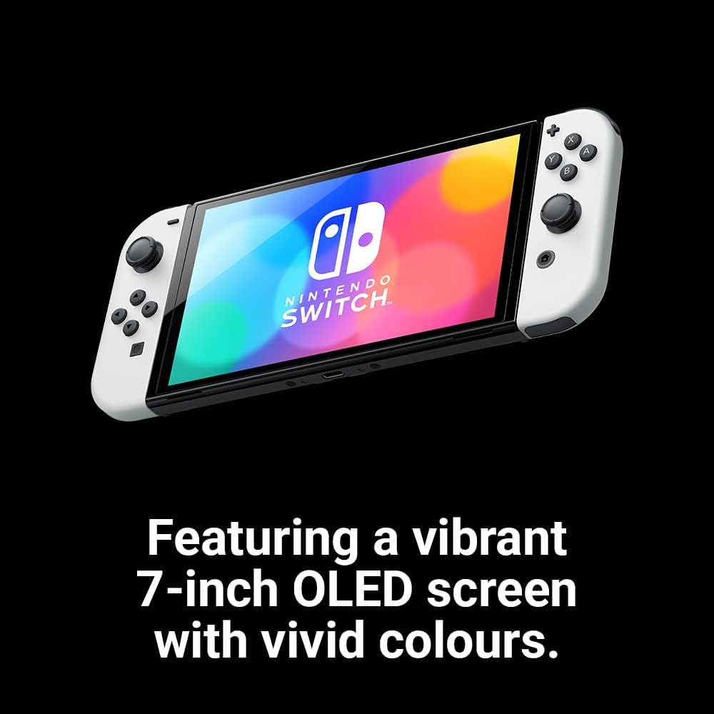 NINTENDO SWITCH OLED CONSOLE WHITE (UK)