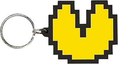 Pyramid Pac-Man Keychain