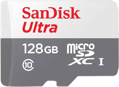 SanDisk Micro SDXC Memory Card 128GB + SD Adapter