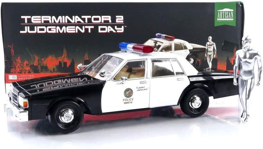 Greenlight Collectibles | Artisan Collection: Terminator 2 (1991) - 1987 Chevrolet Caprice with Android 1:18