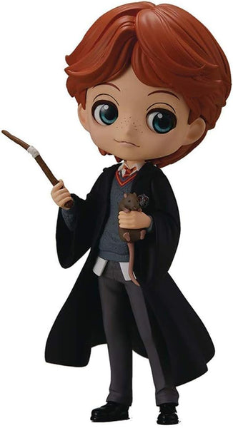 Qposket Harry Potter - Ron Weasley With Scabbers Qposket Figure 14cm