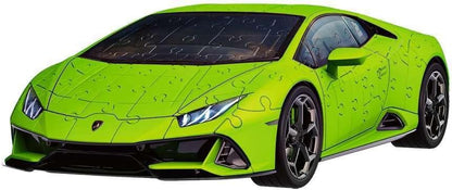 Ravensburger | Lamborghini Huracan Evo Green 3D Puzzle, 158pc