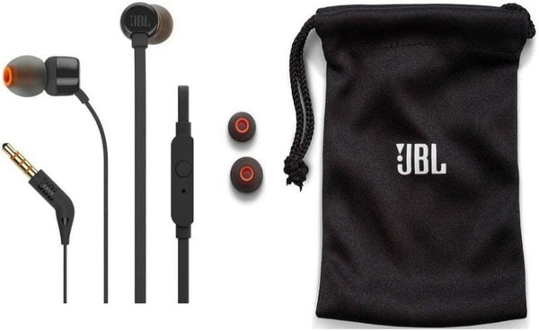 JBL T210 In-Ear Headphones Black with Microphone and Remote Control