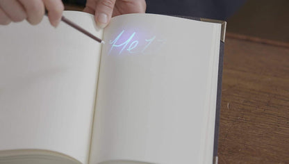 WOW! STUFF Tom Riddle's Secret Diary With Slytherin House Invisible Ink Pen and Harry Potter UV Light-Up Wand | Harry Potter Stationery Set