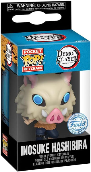 FUNKO POP! : DEMON SLAYER - INOSUKE HASHIBIRA POCKET KEYCHAIN