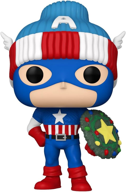 Funko POP! Marvel : Captain America with Wreath Shield