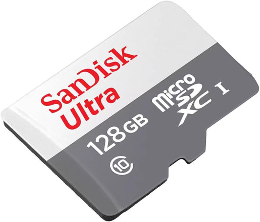 SanDisk Micro SDXC Memory Card 128GB + SD Adapter