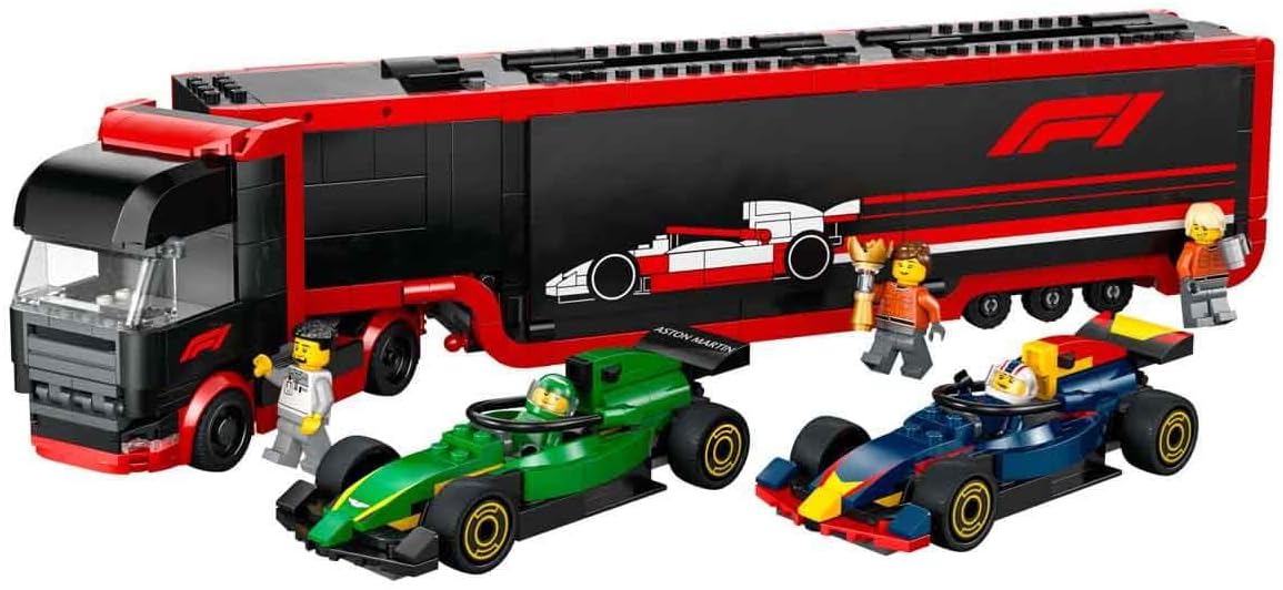 LEGO® | City: F1 Truck with RB20 & AMR24 F1 Cars (60445)