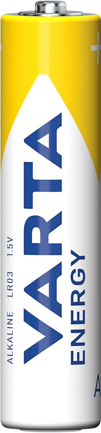 Varta Energy Alkaline AAA Batteries LR03 (Blister Pack)