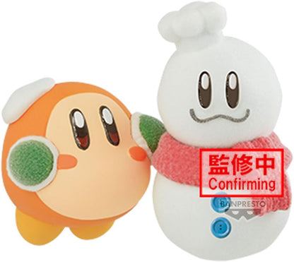 Banpresto Kirby Fluffy Puffy Mine Play in the Snow figure packaging