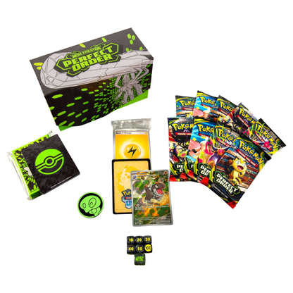 Pokemon TCG Perfect Order Elite Trainer Box contents
