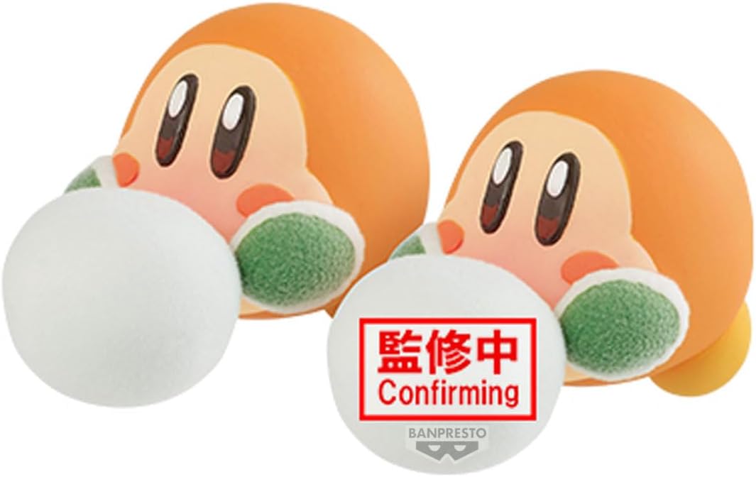 Banpresto Kirby Fluffy Puffy Mine Play in the Snow figure angle view