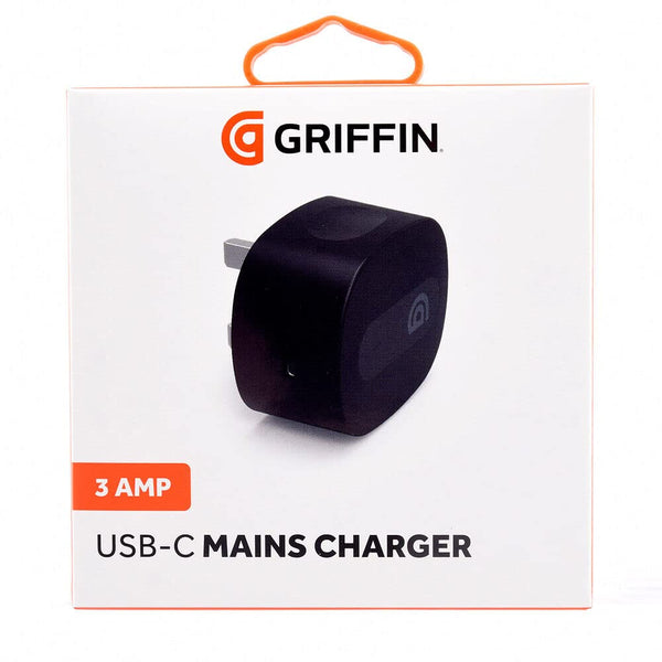 Griffin USB C 15W Mains Charger Black