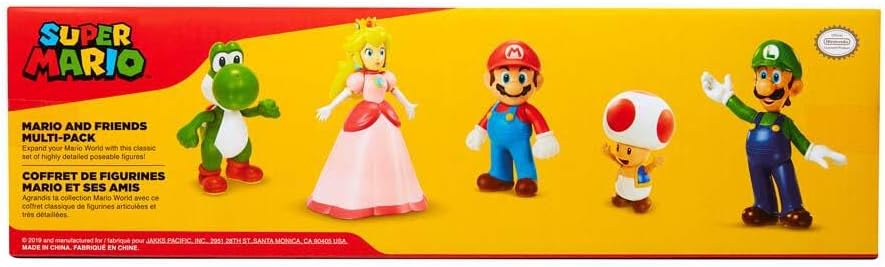 Super Mario 2.5" Mario and Friends 5 Pack