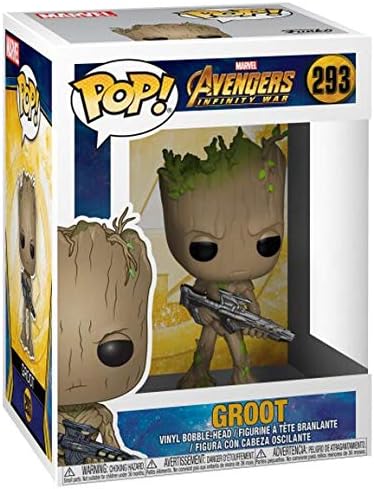 Funko POP: Marvel Avengers Infinity War Teen Groot with Gun 293