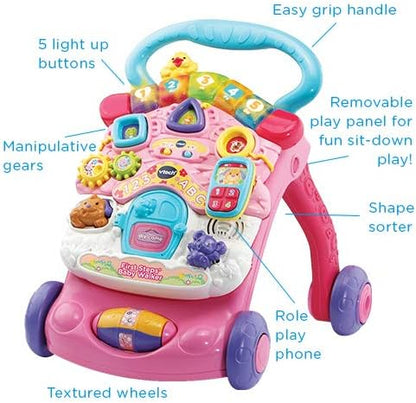 VTech: First Steps Baby Walker Pink