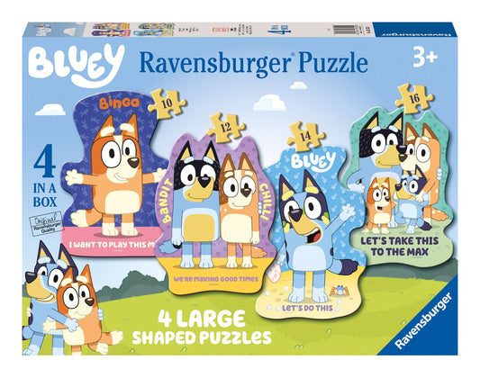 Ravensburger Bluey Four In A Box Jigsaw Puzzle